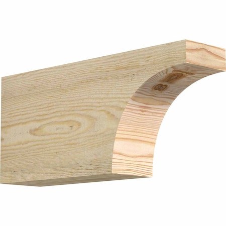 Ekena Millwork Huntington Rough Sawn Rafter Tail, Douglas Fir, 4"W x 8"H x 18"L RFT04X08X18HUN00RDF